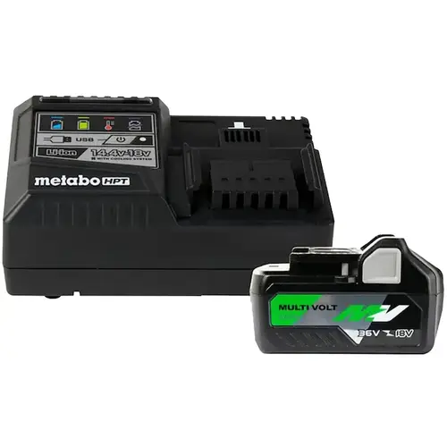 Metabo HPT UC18YSL3B1M KIT BATT&CHARGER 4/8AH 36/18V