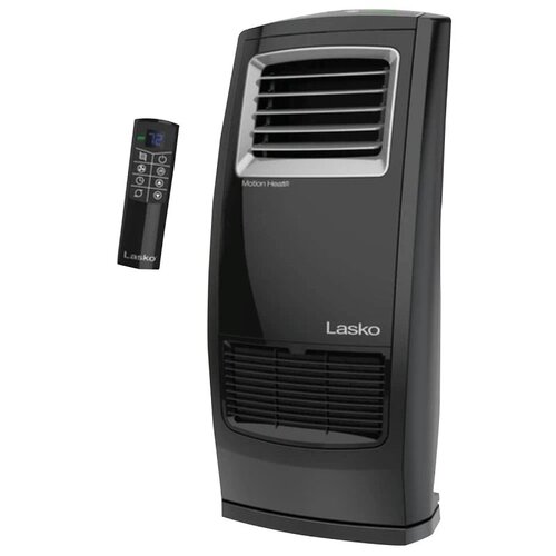 Lasko CC23161 Elite Series Whole Room Space Heater with Remote, 10.1 to 15 A, 120 V, 1500 W, 3-Heat Setting, Black
