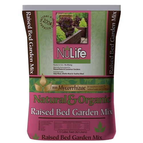 NuLife WNL03314 Raised Bed Mix Organic All Purpose 1.5 cu ft
