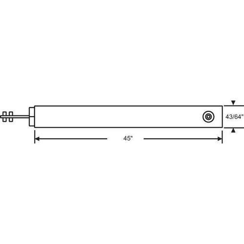 45in Ultra Lift Balance 51Lbs Gray Tube