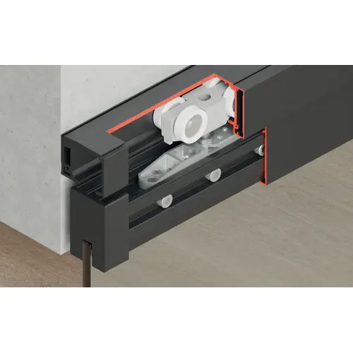 Sliding Door Fitting Set Without Running Track 904 mm 120 kg