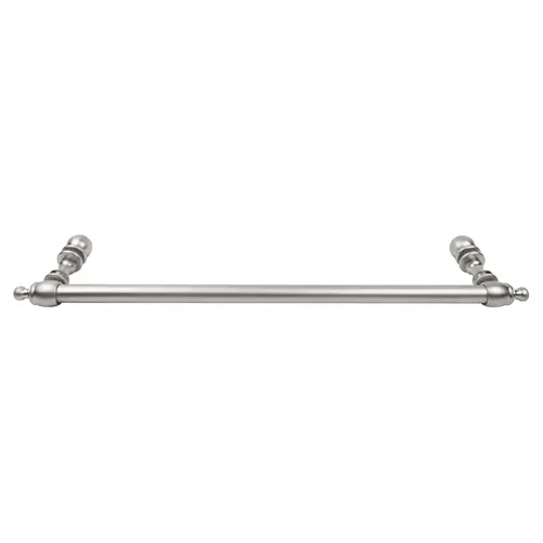 CRL C0L18SC Satin Chrome 18" Colonial Style Single-Sided Towel Bar