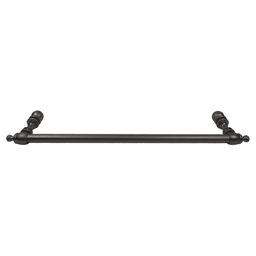 CRL C0L180RB Oil Rubbed Bronze 18" Colonial Style Single-Sided Towel Bar