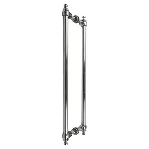 CRL C0L18X18CH Polished Chrome Colonial Style 18" Back-to-Back Towel Bars