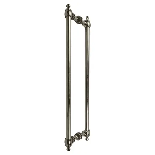 CRL C0L18X18PN Polished Nickel Colonial Style 18" Back-to-Back Towel Bars