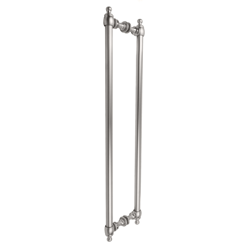 Satin Chrome Colonial Style 18" Back-to-Back Towel Bars