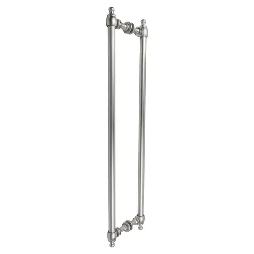 CRL C0L18X18SC Satin Chrome Colonial Style 18" Back-to-Back Towel Bars