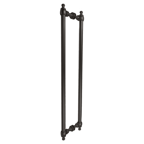 CRL C0L18X180RB Oil Rubbed Bronze Colonial Style 18" Back-to-Back Towel Bars