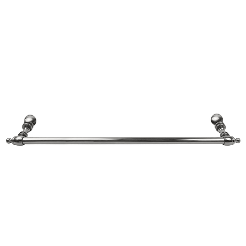 CRL C0L24CH Polished Chrome 24" Colonial Style Single-Sided Towel Bar