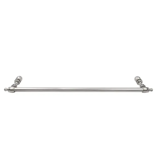 CRL C0L24SC Satin Chrome 24" Colonial Style Single-Sided Towel Bar