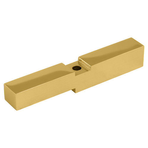 Brite Gold Anodized Adapter Block for Prima, Shell and Rondo Hinges