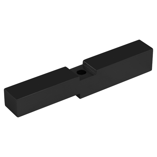 CRL HAB01MBL Matte Black Adapter Block for Prima, Shell and Rondo Hinges