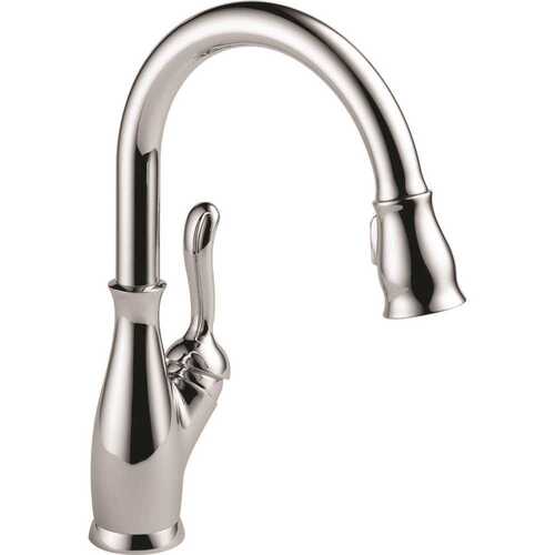 Leland Single-Handle Pull-Down Sprayer Kitchen Faucet with ShieldSpray and MagnaTite Docking Technologies in Chrome