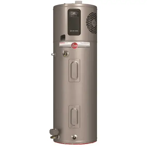 ProTerra 50 gal. 10-Year Hybrid High Eff Smart Tank Electric Residential Water Heater with Leak Detection Auto Shutoff Gray