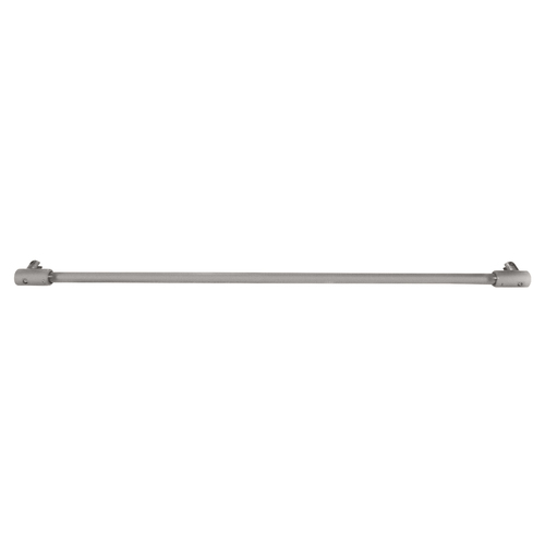 Satin Chrome 39" Sleeve-Over Glass-To-Glass Support Bar for 3/8" to 1/2" Thick Glass