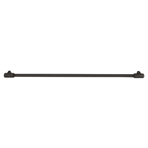 Oil Rubbed Bronze 39" Sleeve-Over Glass-To-Glass Support Bar for 3/8" to 1/2" Thick Glass
