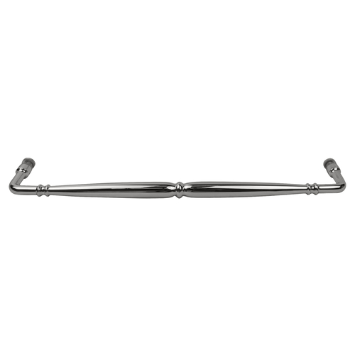 Brushed Nickel Victorian Style 18" Single-Sided Towel Bar
