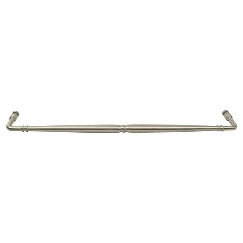 Brushed Nickel Victorian Style 24" Single-Sided Towel Bar