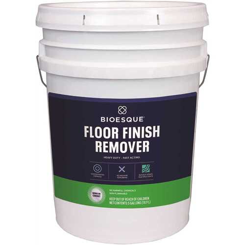 BIOESQUE BSFR-5Gal 5 Gallon Floor Finish Remover, Green Seal Certified