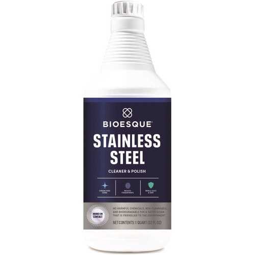 BIOESQUE BSSCP-6/1Qt 1 Quart Stainless Steel Cleaner/polish - pack of 6