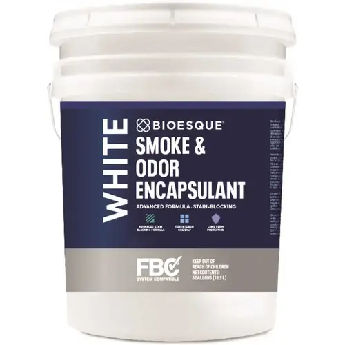 BIOESQUE BSOEW-5G 5 Gallon Smoke & Odor Encapsulant White