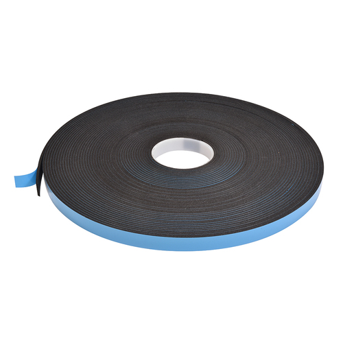 CRL 74418X34BL Black 1/8" x 3/4" Single Sided Foam Glazing Tape