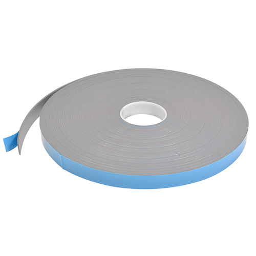 Gray 1/8" x 1" Single Sided Foam Glazing Tape