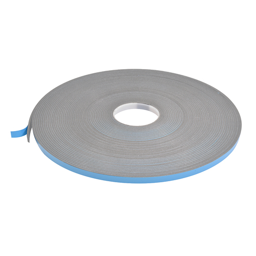 Gray 1/8" x 3/8" Single Sided Foam Glazing Tape