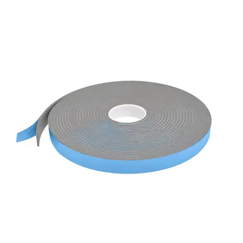 Gray 1/4" x 1" Single Sided Foam Glazing Tape