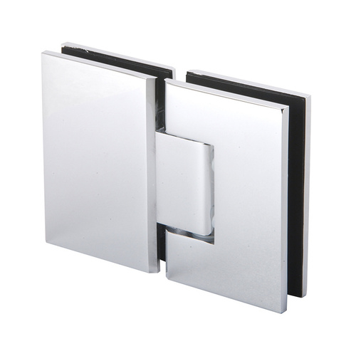 Polished Chrome Melbourne 180 Degree Glass-to-Glass Hinge