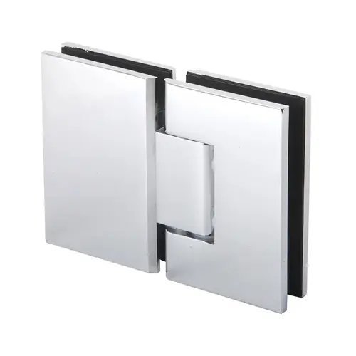 CRL MEL180CH Polished Chrome Melbourne 180 Degree Glass-to-Glass Hinge