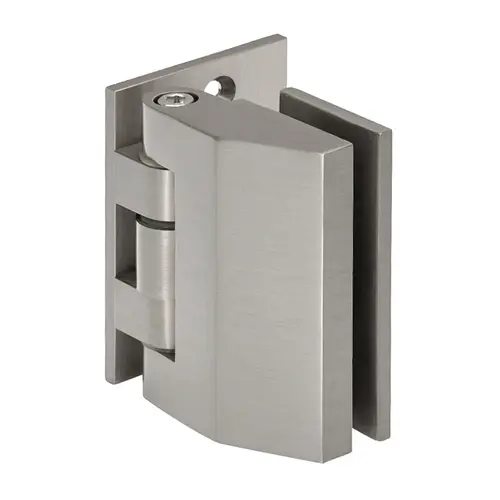 CRL REG037BN Brushed Nickel Regal 037 Series Wall Mount Offset Back Plate Hinge