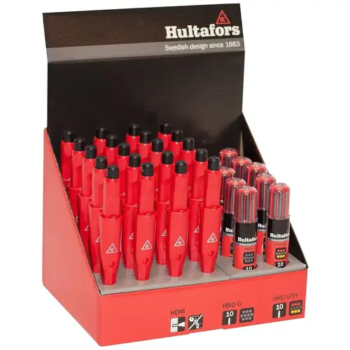 HULTAFORS 650130 DRY MARKER & REFILL DISPLAY Red/Black