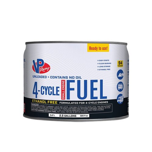 VP Racing Fuels 62025 4-CYCLE FUEL NON-ETHANOL 2.5GA