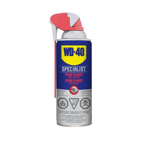 WD-40 02278 SPECIALIST 2278 Penetrant Spray with Smart Straw, Clear, 11 oz, Aerosol Can