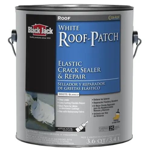 AP-264 Series Elastomeric Roof Patch, White, Liquid, 1 gal, Pail