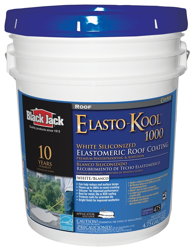 Gardner 5530-1-30 AP-243 Series Advanced Elastomeric Roof Coating, White, 4.75 gal, Pail, Liquid