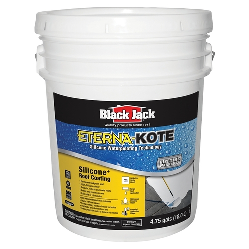 AP-576 Series Premium Silicone Roof Coating, White, 5 gal, Pail, Liquid