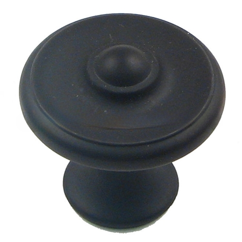 1-1/4" Cabinet Knob Oil Rubbed Bronze Finish