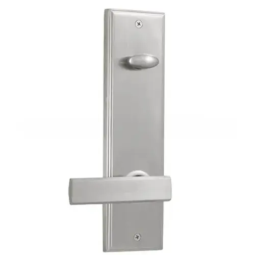 Utica Woodward Interior Dummy Handleset Trim Satin Nickel Finish