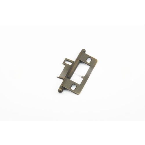 Ball Tip Non-Mortise Cabinet Hinge Antique Brass Finish