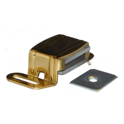 5 Pound Magnetic Catch Bright Brass Finish