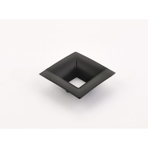 32mm Center to Center Flared Square Finestrino Cabinet Pull Matte Black Finish