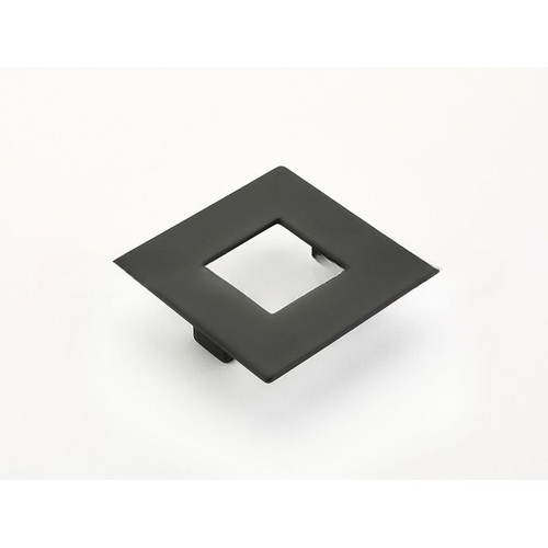 64mm Center to Center Square Finestrino Cabinet Pull Matte Black Finish