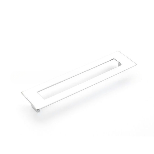 192mm Center to Center Rectangular Finestrino Cabinet Pull Bright Chrome Finish