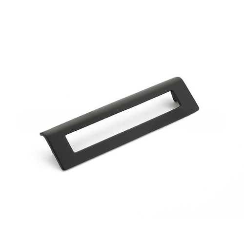 160mm Center to Center Angled Rectangular Finestrino Cabinet Pull Matte Black Finish