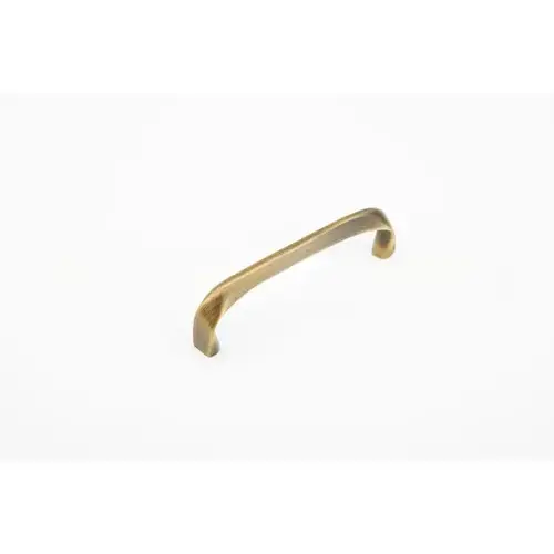 4" Center to Center Arched Italian Contemporary Cabinet Pull Light Bronze Finish