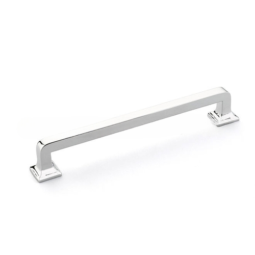 6" Center to Center Menlo Park Cabinet Pull Bright Chrome Finish