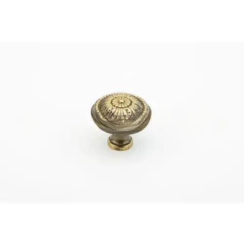 1-1/2" Versailles Cabinet Knob Antique Light Polish Finish