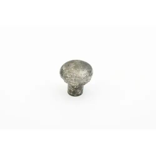 1-3/8" Mountain Cabinet Knob Dark Pewter Finish